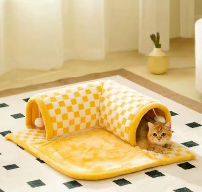 CozyMaze Cat Tunnel Lounge