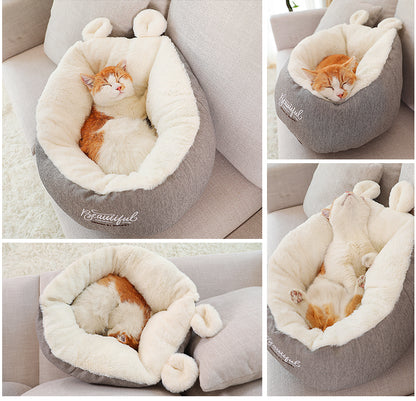 SnuggleNest Cozy Pet Bed