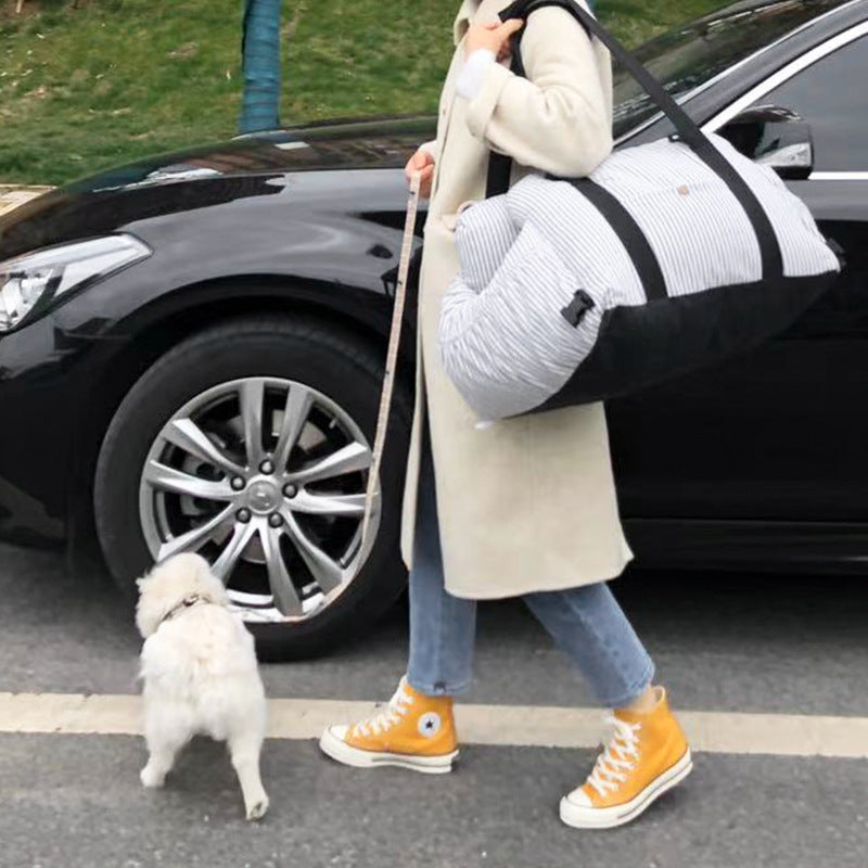 CozyRide Deluxe Car Dog Kennel