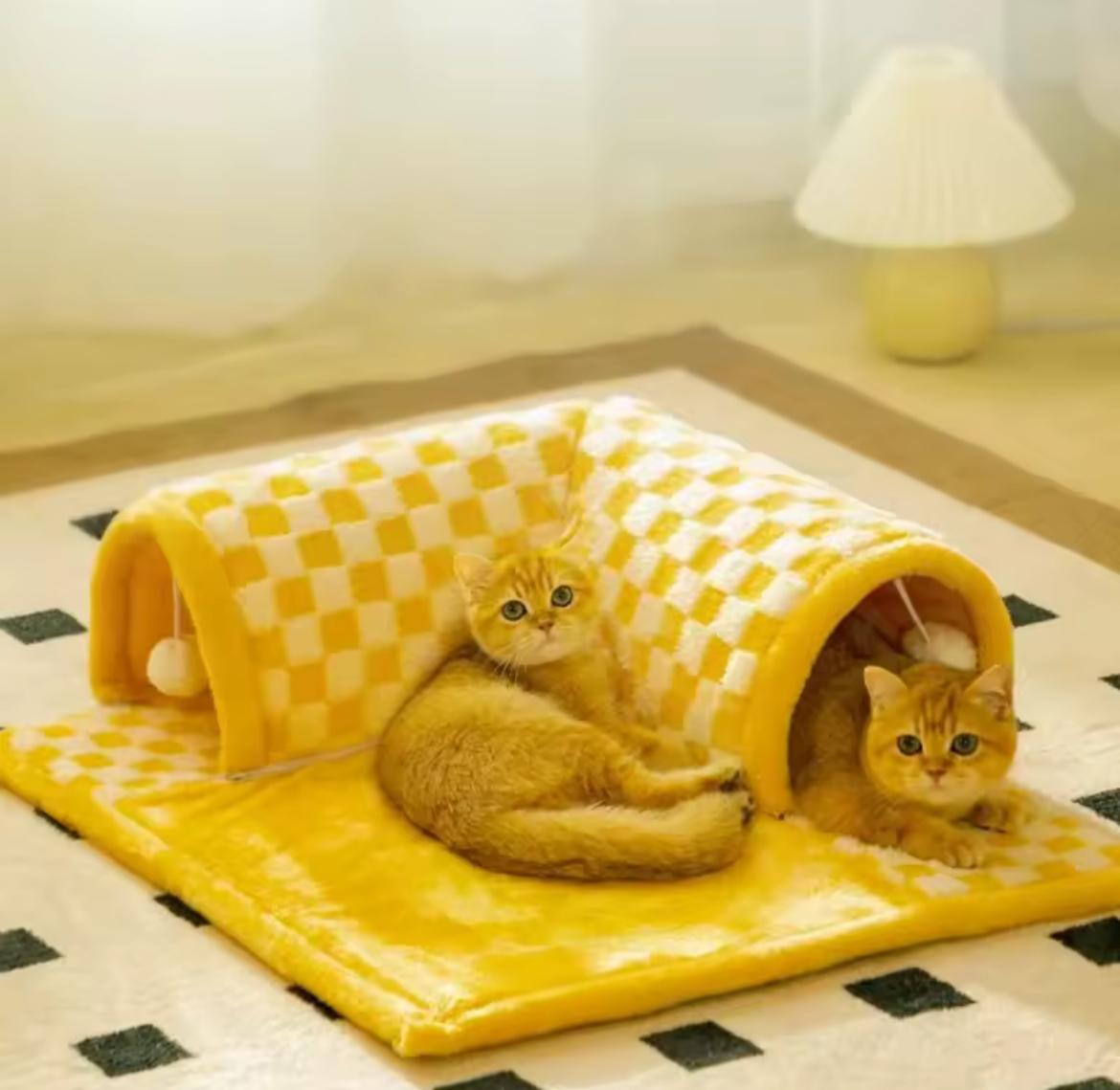 CozyMaze Cat Tunnel Lounge