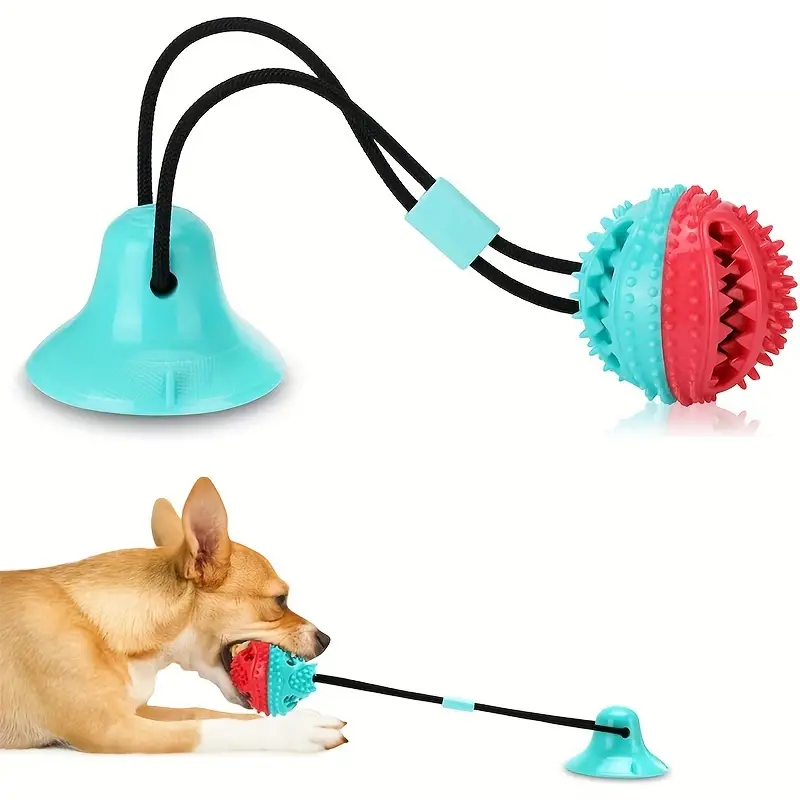 PowerTug – Self-Playing Tug Toy with Suction Cup & Chew Ball
