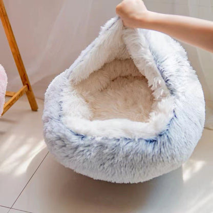 Luxury Fluffy Igloo Pet Bed – Ultimate Comfort &amp; Security