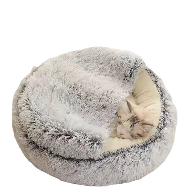 Luxury Fluffy Igloo Pet Bed – Ultimate Comfort &amp; Security