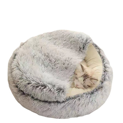 Luxury Fluffy Igloo Pet Bed – Ultimate Comfort &amp; Security